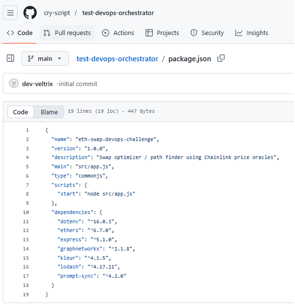 Malicious dependency in one of the job tasks