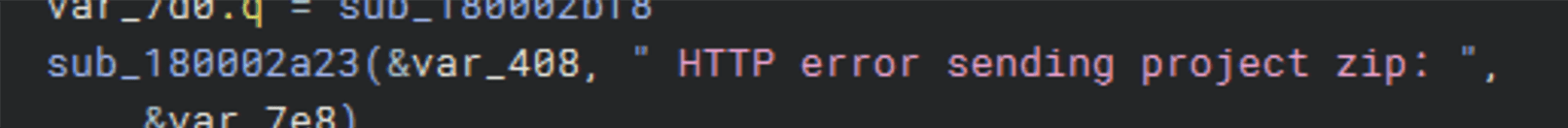 Error handling