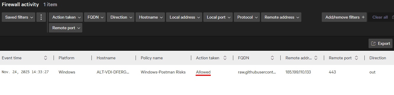 Crowdstrike-connection-allowed