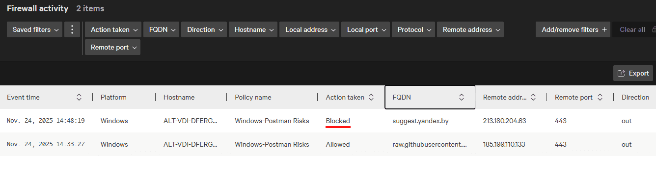 Crowdstrike-connection-blocked