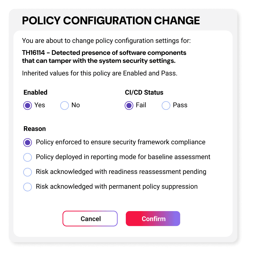 Curate Safe OSS with Centralized Policies