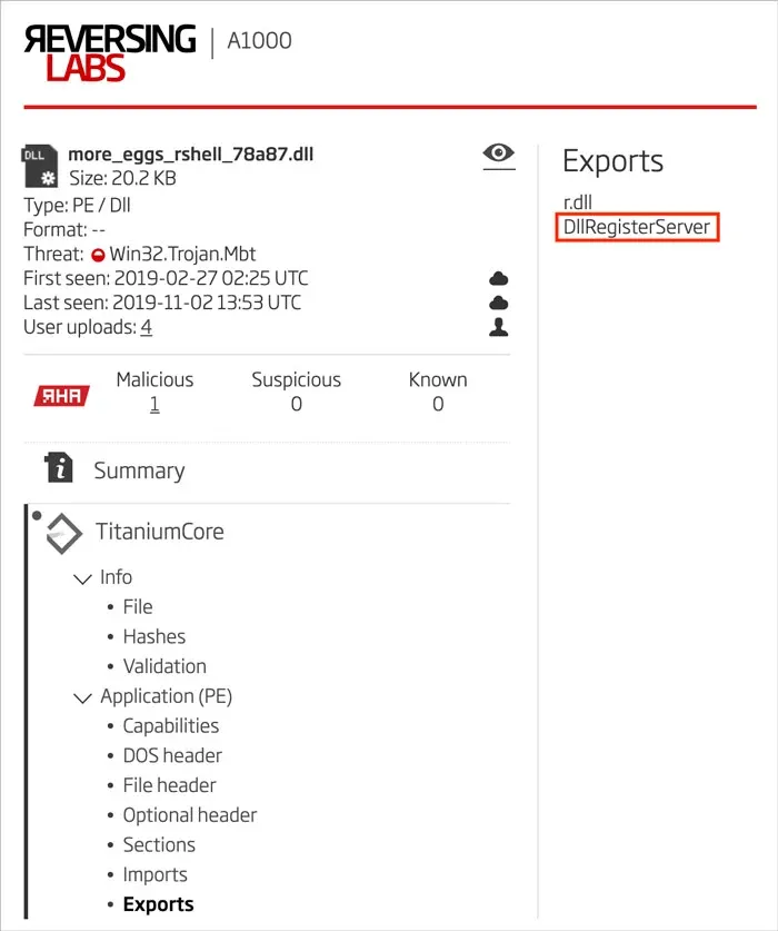 DllRegisterServer Export