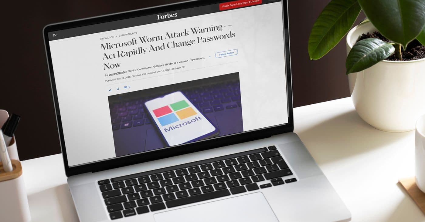 Microsoft Worm Attack Warning — Act Rapidly And Change Passwords Now