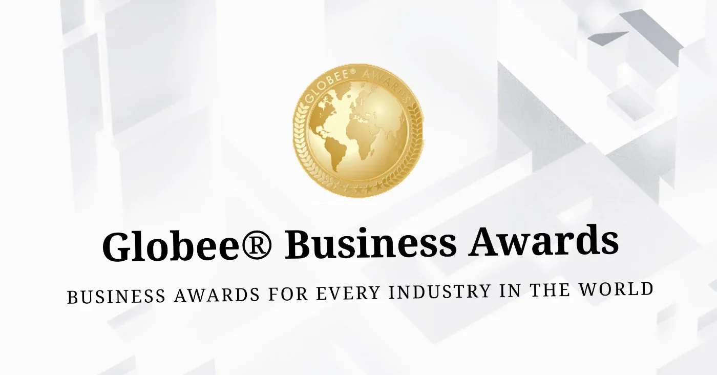 globee business awards gold globe seal