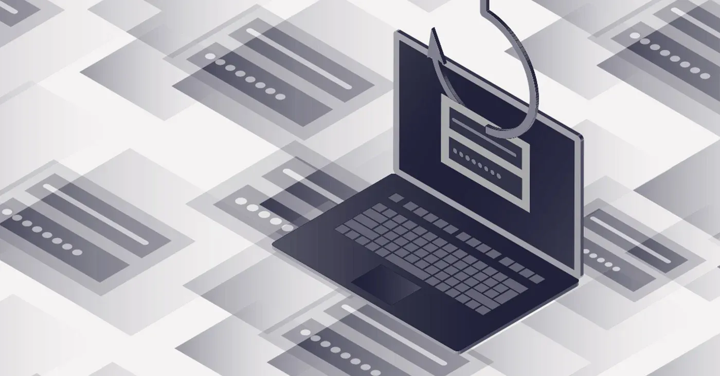 animated laptop computer graphic