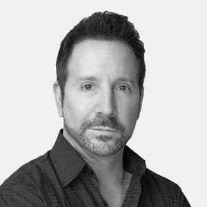 Michael Parker black and white headshot