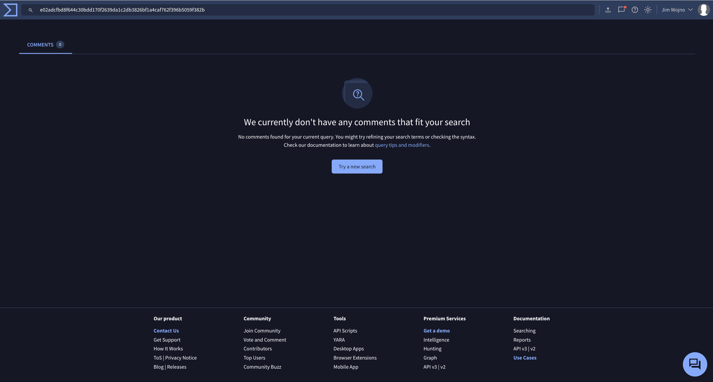 A malware alert in Crowdstrike