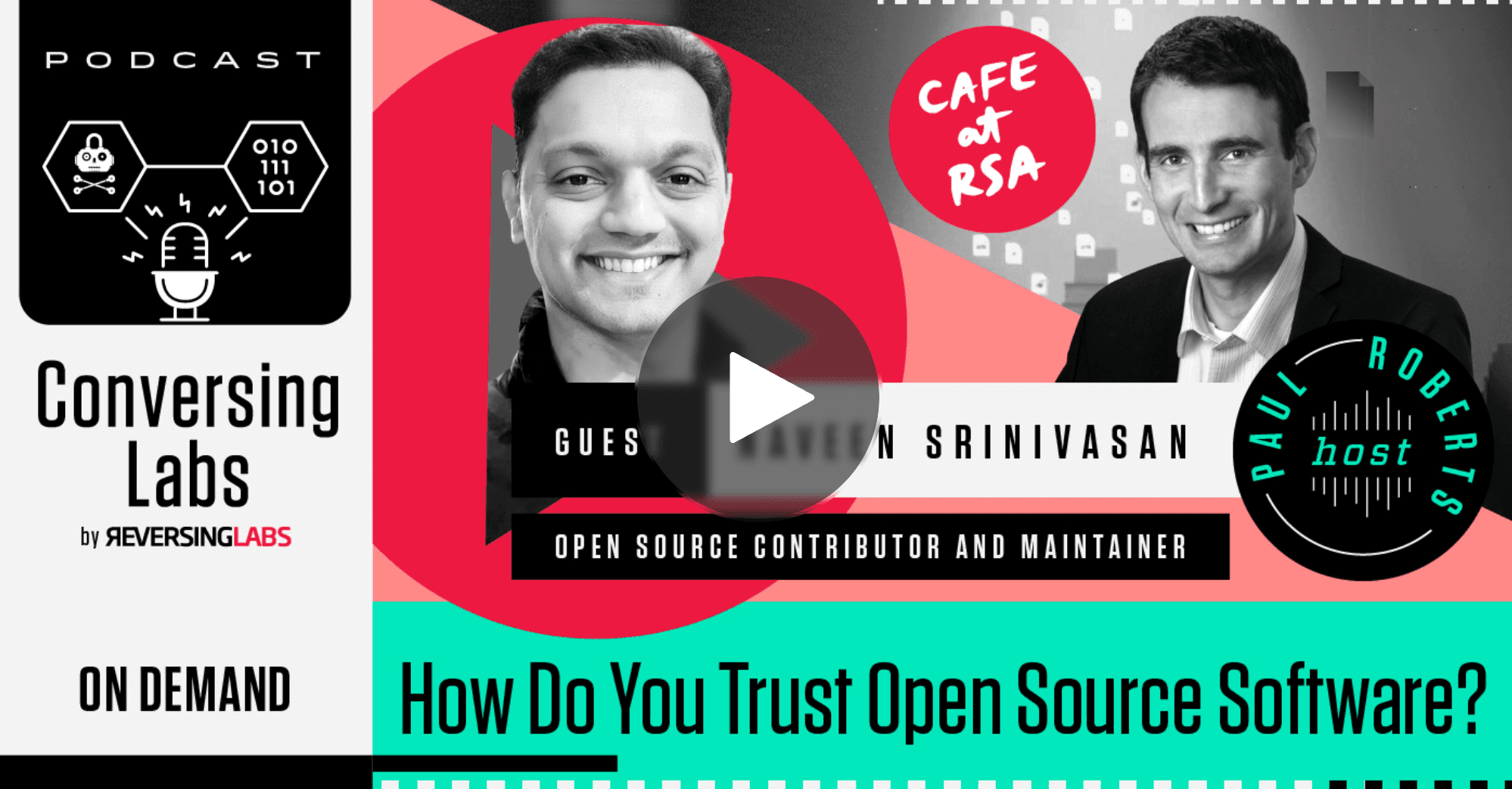 how do you trust open source software podcast title card