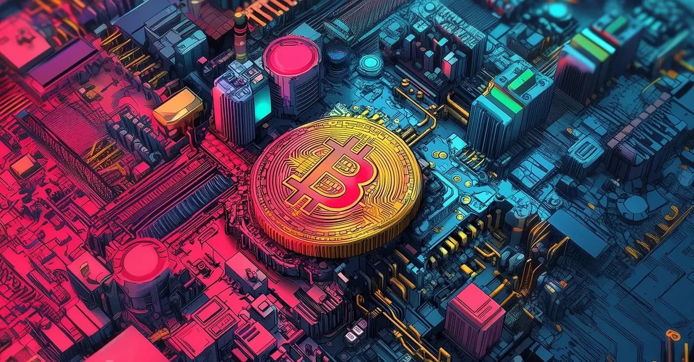 bitcoin in computer chip