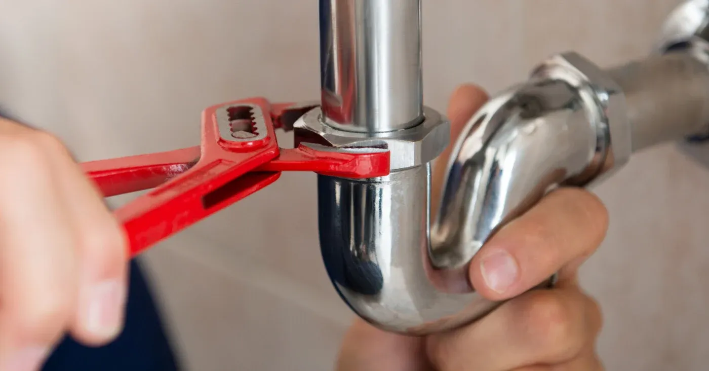 wrench tightening sink bend