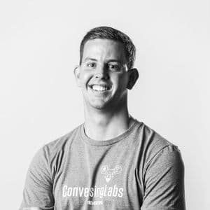 Charlie Jones black and white headshot