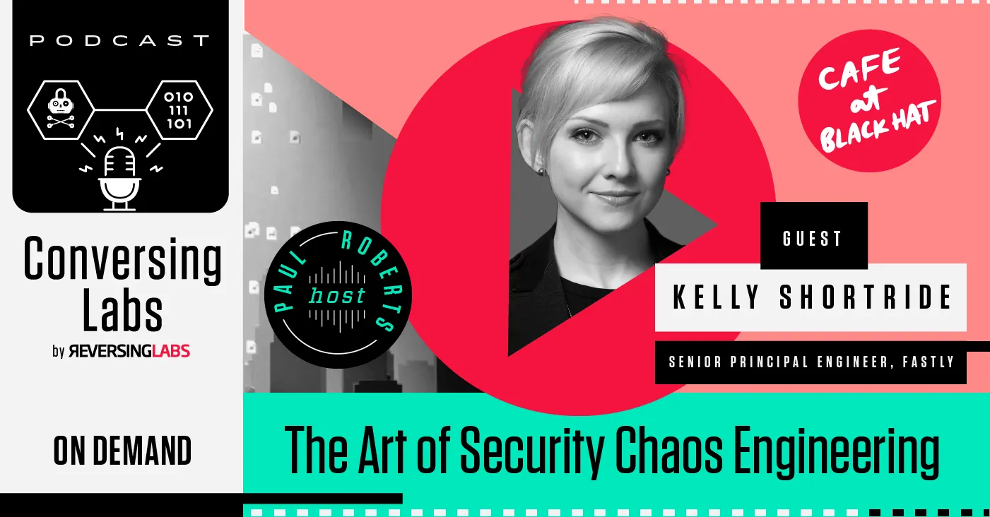 podcast title card the art of security chaos engineering with kelly shortride
