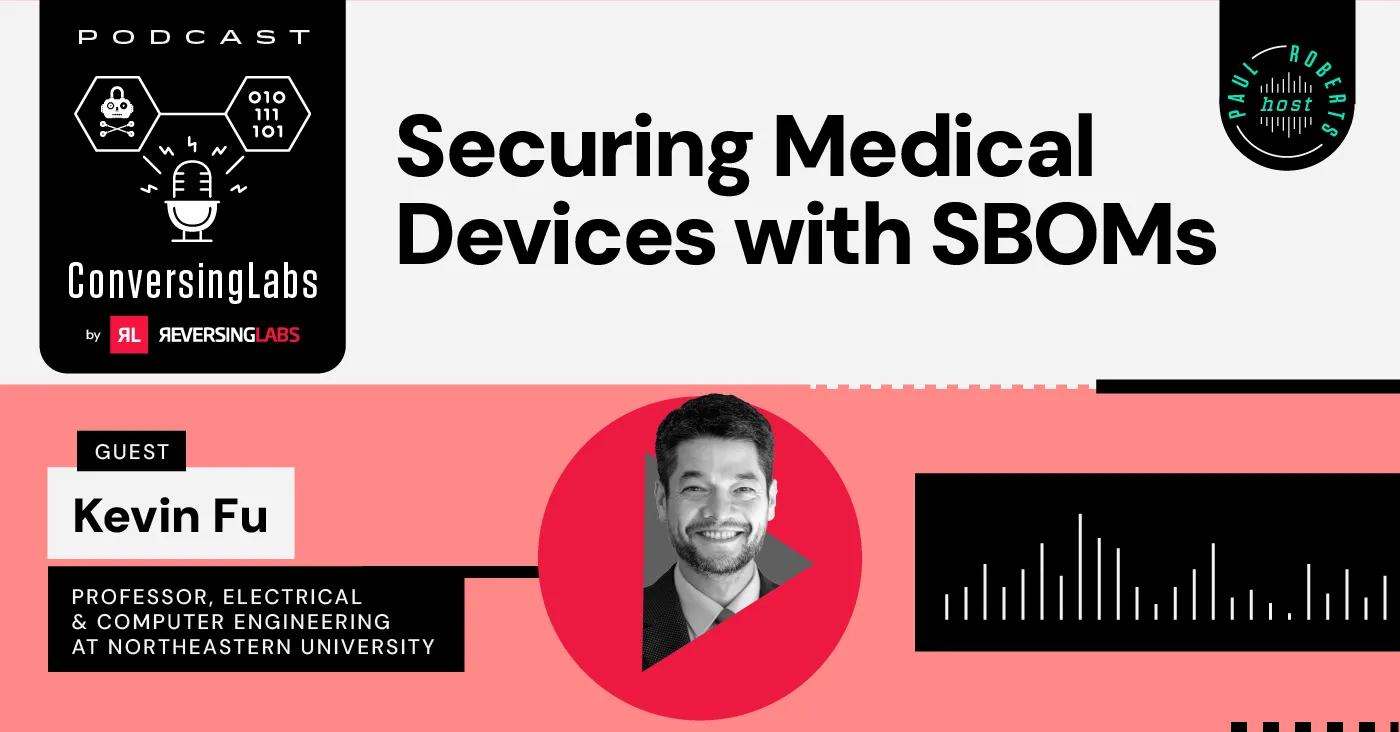 securing medical devices with SBOMS webinar title card