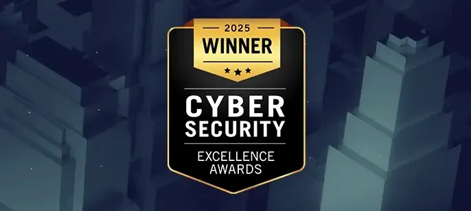 Cyber Security Excellence Awards 2025 Winner badge