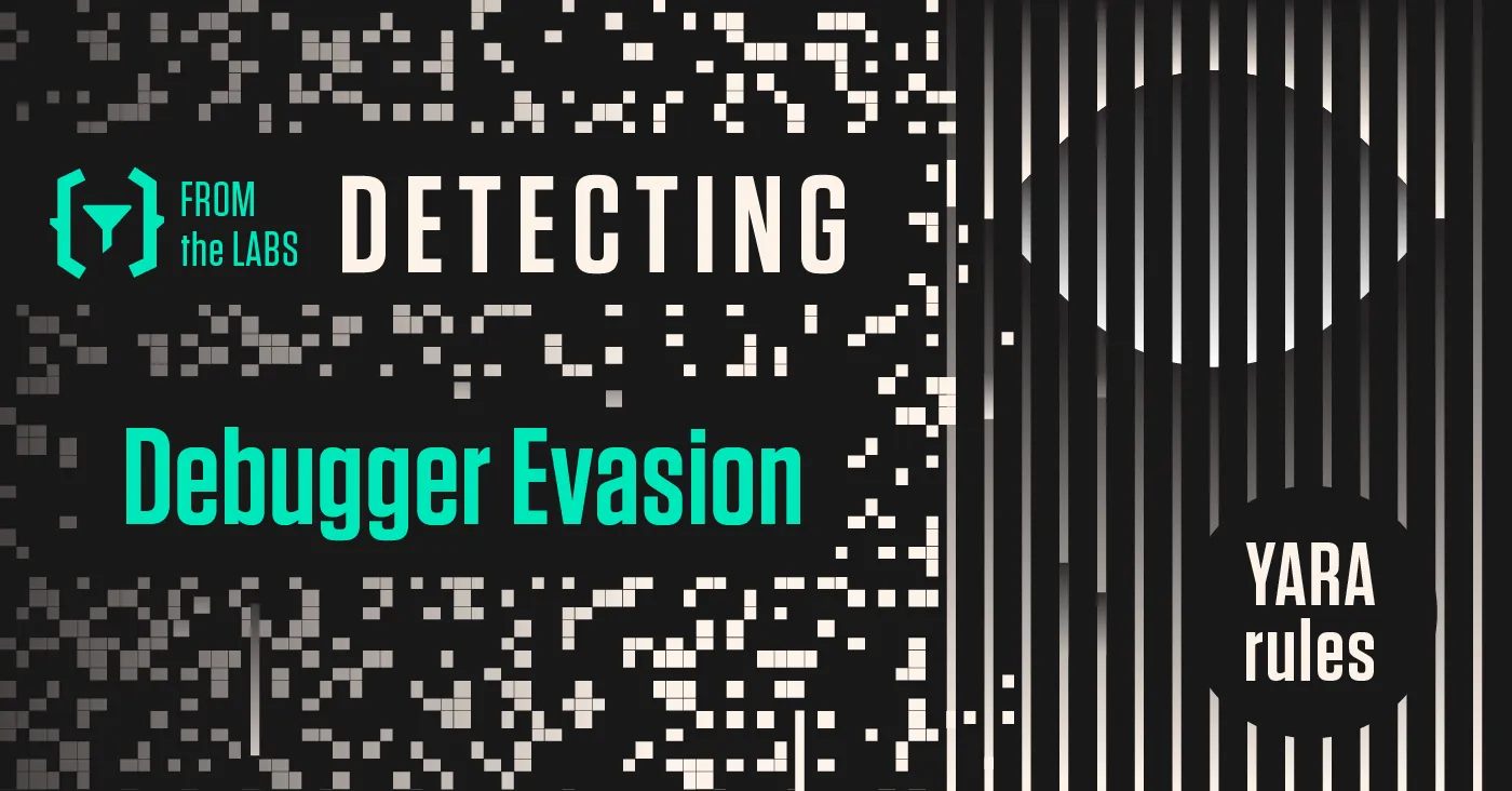 detecting debugger evasion title card