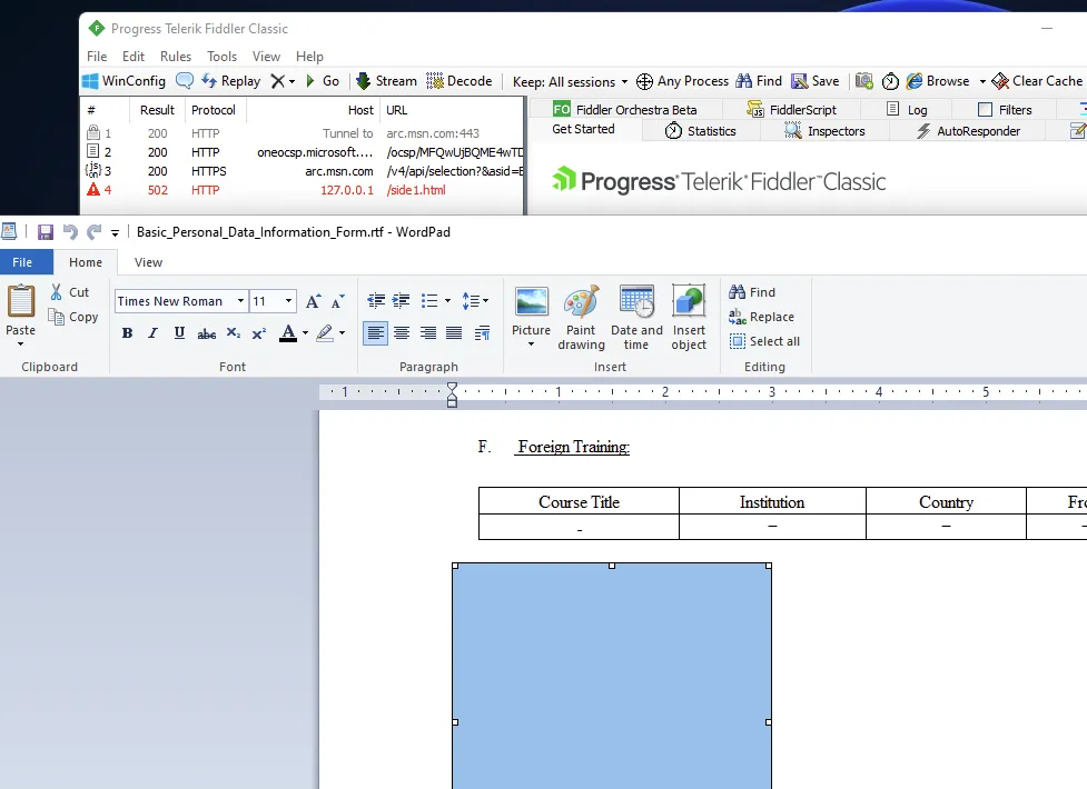 progress Telerik fiddler classic