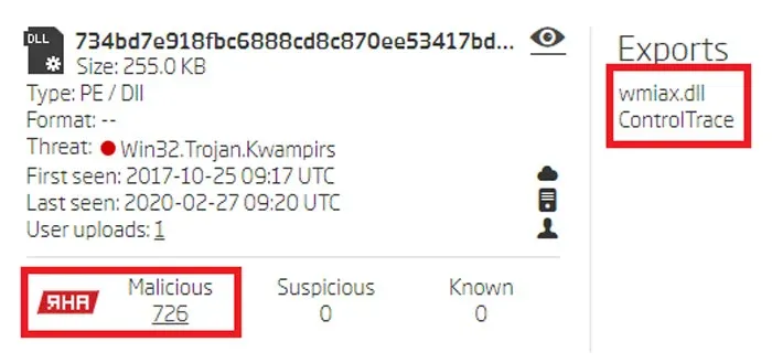 Functions Exported by the RAT DLL
