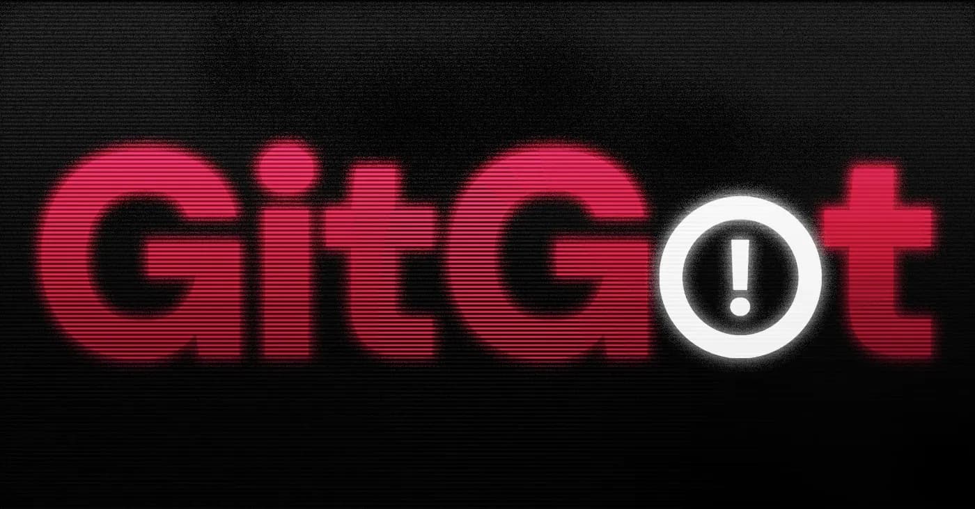 gitgot logo with exclamation mark in o