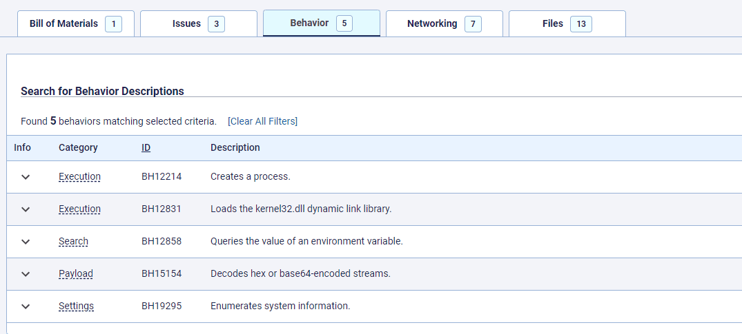 behavior policies in ReversingLabs Software Supply Chain Security