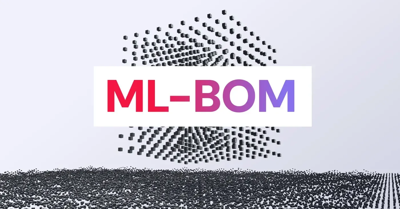 cube labelled ml-bom