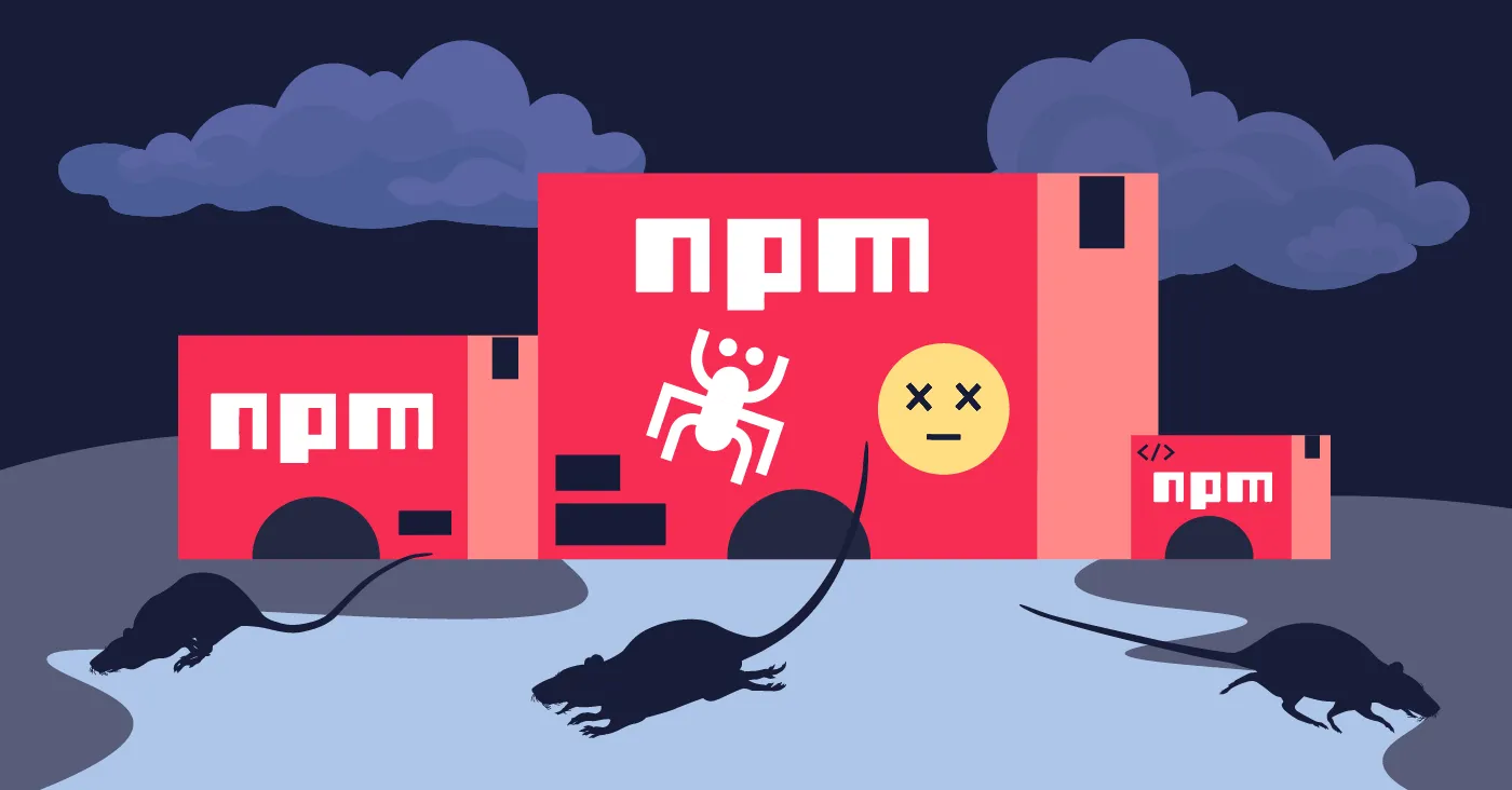 npm buildings rats and spiders and scary faces