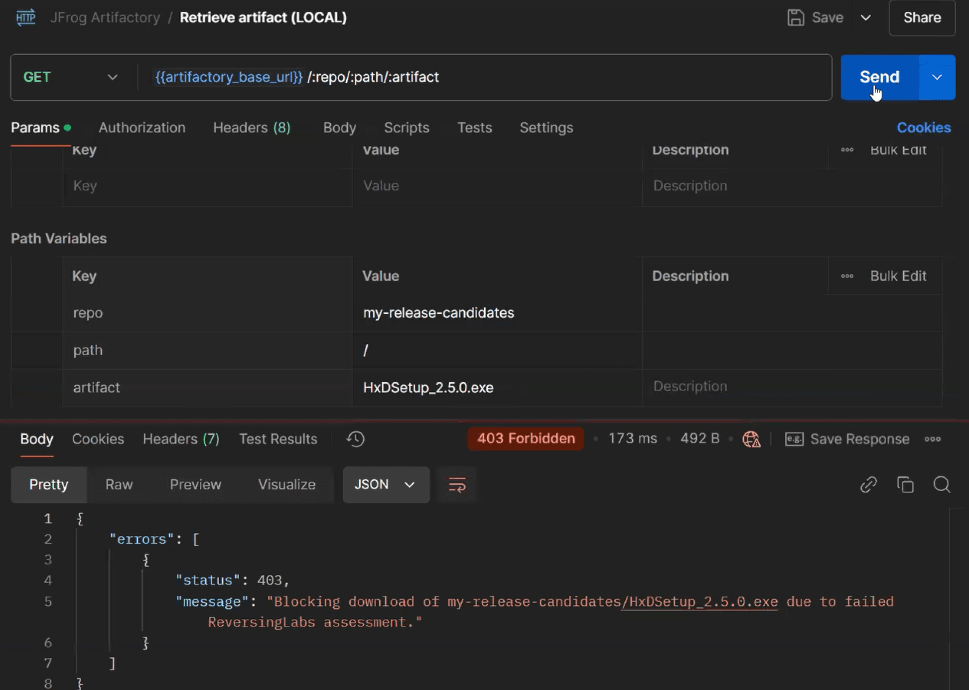 blocked download screenshot