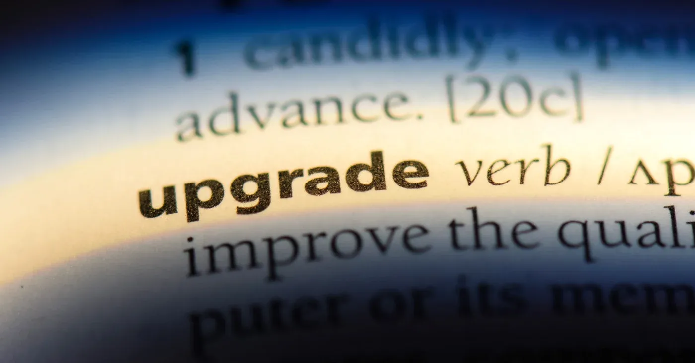 upgrade word in dictionary