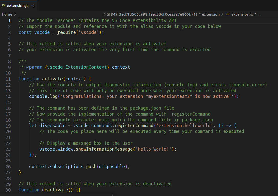 Content of the extension testrl777.Solidity-Ethereum