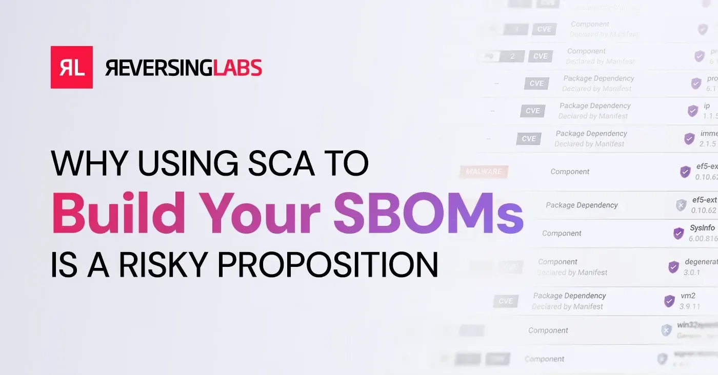 using sca to build your sbom risky proposition