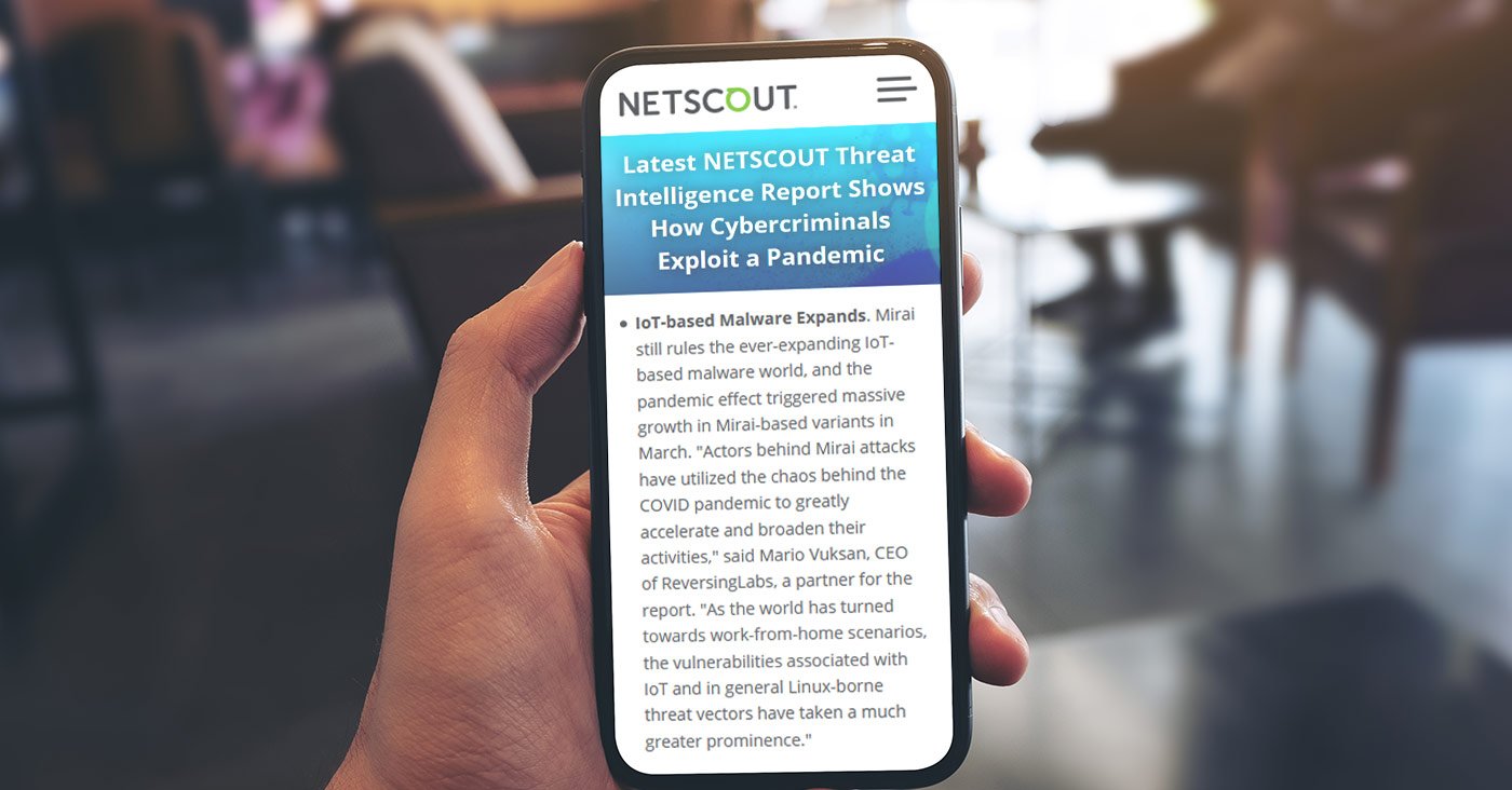 Latest NETSCOUT Threat Intelligence Report Shows How Cybercriminals ...