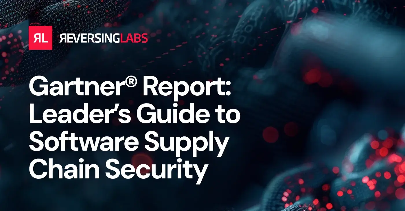 Gartner Report: Leader’s Guide to Software Supply  Chain Security